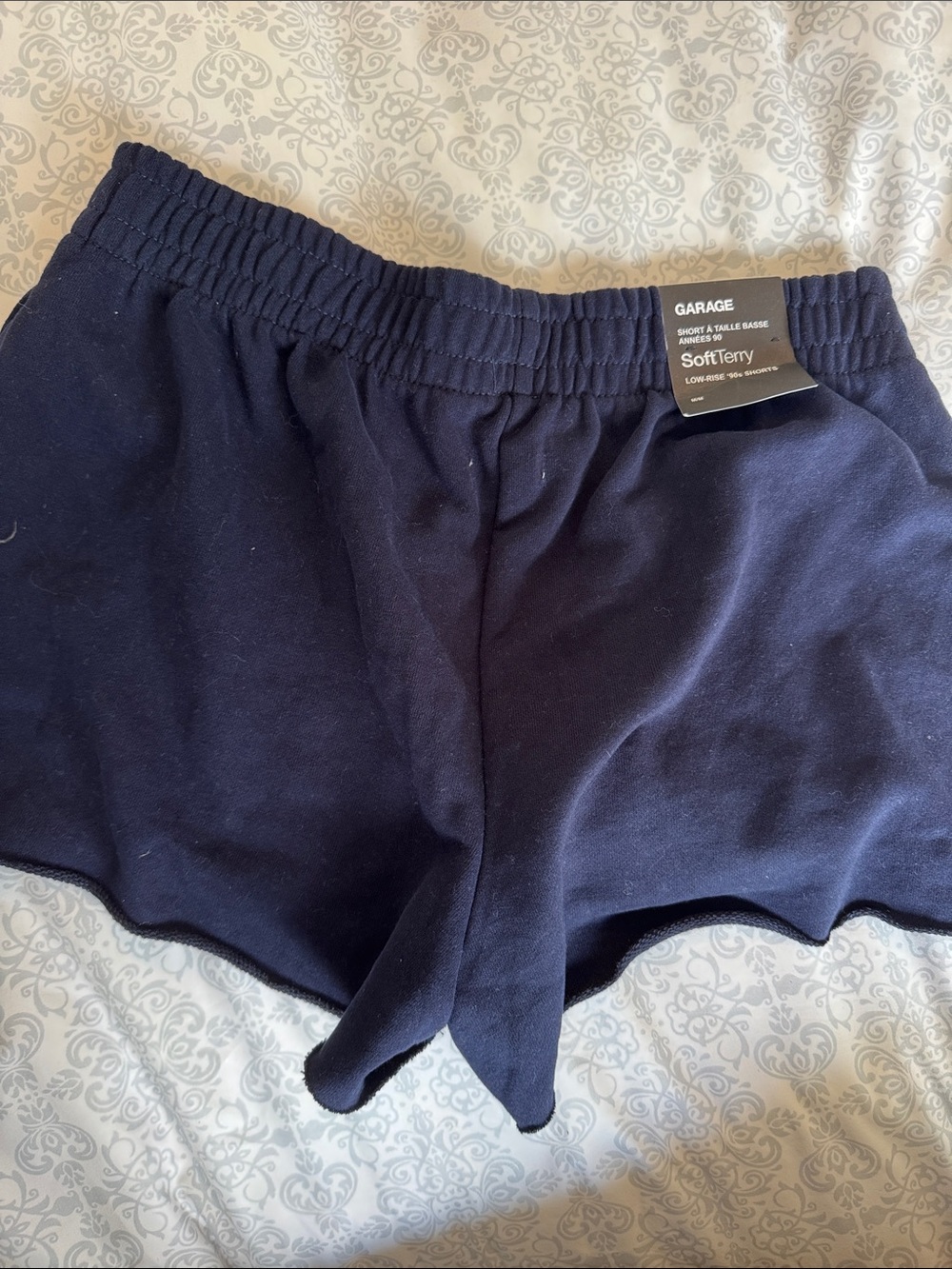 Garage SoftTerry Women's Dark Navy Athletic Shorts